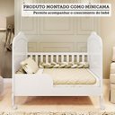 Ver imagem 6 de Quarto de Bebê com Guarda-Roupa Cômoda e Berço com Capitonê Maya Provençal 100% MDF Yescasa Branco/B