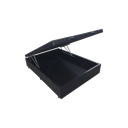 Ver imagem 4 de Cama Box Baú Casal 138 Tecido Sintético Preto com Colchão Lisboa Espuma D28 Preto