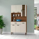 Ver imagem 2 de Armário de Cozinha Pequeno 6 Portas 1 Gaveta Golden Kits Paraná