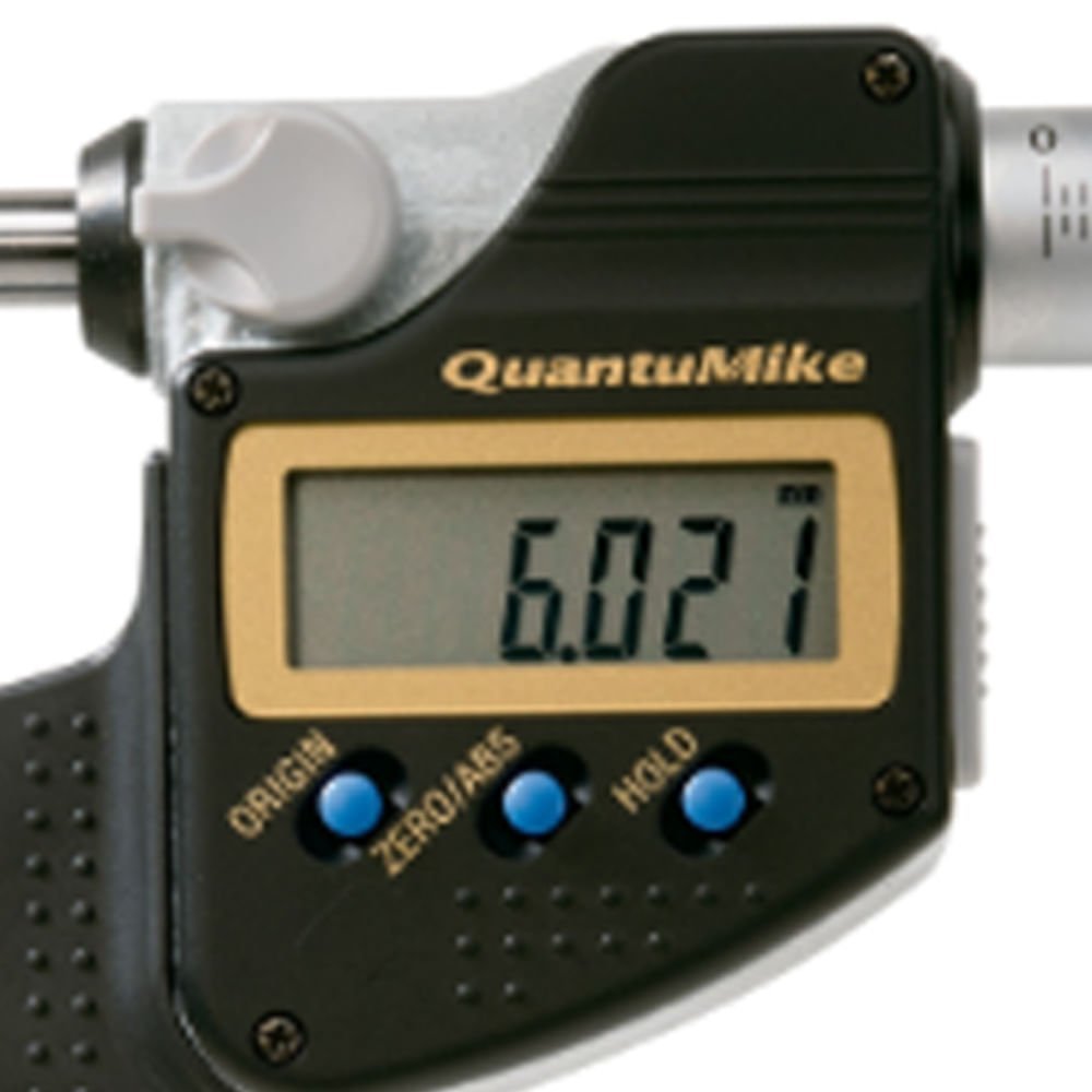Micrômetro Externo Digital 0 a 25mm QuantuMike Com Saída de Dados e Avanço Rápido Mitutoyo 293- - 2