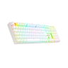 Teclado Mecânico Redragon Mitra Rgb Branco Switch Preto Abnt - 3