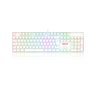 Teclado Mecânico Redragon Mitra Rgb Branco Switch Preto Abnt - 1
