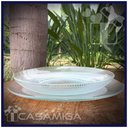 Ver imagem 3 de Conjunto 6 Pratos Fundo Vidro Transparente Gema