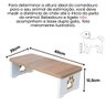 Suporte Comedouro Bebedouro Base Dupla Cachorro - 3