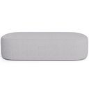 Ver imagem 7 de Cabeceira Cama Box Casal 140cm Lanna com Puff Recamier Doha W01 Linho Cinza - Lyam Decor