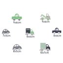 Ver imagem 1 de Adesivo de Parede Carrinhos Modernos Adesivos Primeiro Quarto carros modernos para quartos de menino