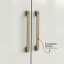 Ver imagem 6 de Kit Cozinha 9 Portas Mega 208 Cm Cinamomo Branco Armoveis