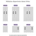 Ver imagem 6 de Cômoda Infantil 125cm 2 Portas com Vidro e 4 Gavetas Liz Multimóveis Mp4516 Branco