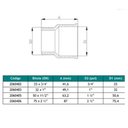 Ver imagem 2 de Adaptador Luva Soldável Curto com Rosca Externa 75 X 2.1/2