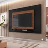 Painel Para TV Até 65 Polegadas Eros III C14 Preto/Dakota - Mpozenato - 2