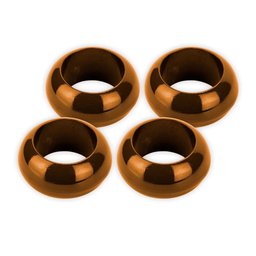 Kit Argola para Guardanapo Le Wood Marrom 4 Unidades - 1