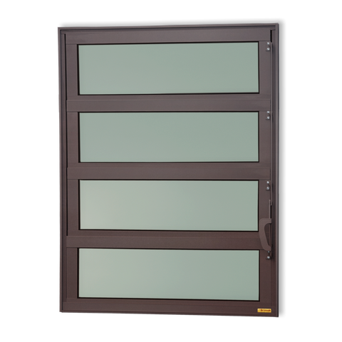 Basculante Alumínio 80 x 100 Elite V.Boreal Marrom Corten Brimak