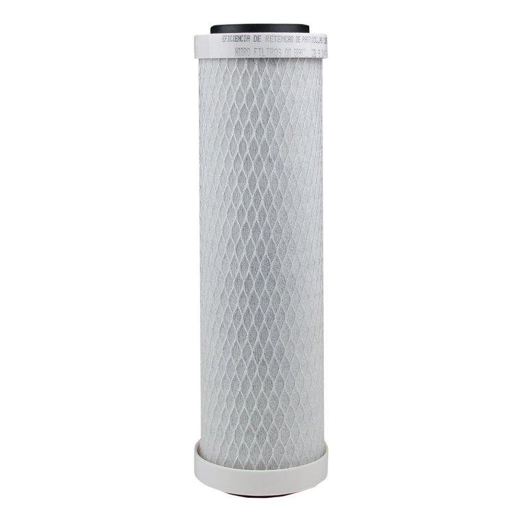 Refil Filtro Clor 9.3/4" 5 Micra Carvão Ativado Hidrofiltros Refil Filtro Clor 9.3/4" 5 Micra Carvão Ativado Hidrofiltros