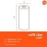 Refil Filtro Clor 9.3/4" 5 Micra Carvão Ativado Hidrofiltros - 3