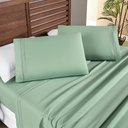 Ver imagem 2 de Jogo de Lençol Casal Yara Bordado 4 Peças Verde