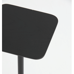Mesa de Apoio Tokka - Tampo Ebano - Base Aço Carbono - Altura 50cm - 5