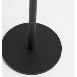 Mesa de Apoio Tokka - Tampo Ebano - Base Aço Carbono - Altura 50cm - 6