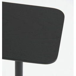 Mesa de Apoio Tokka - Tampo Ebano - Base Aço Carbono - Altura 50cm - 3