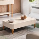 Ver imagem 3 de Home Suspenso Astor Cinamomo Off White com Mesa de Centro Liz e Aparador Fiero Off White - Hb Mó