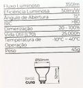 Ver imagem 2 de Lâmpada Led Dicróica Gu10 Evo Dimerizável 7w 2700k 350lm-stella