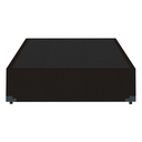 Ver imagem 3 de Cama Base Box Casal Super Confort Suede Preto + Colchão Casal Super Confort D33 24x138x188