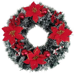 Guirlanda Natal Enfeite Decoraçao Natalina Porta Janela Loja Vitrine Ornamentaçao Loja Casa Shopping