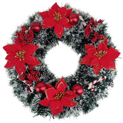 Guirlanda Natal Enfeite Decoraçao Natalina Porta Janela Loja Vitrine Ornamentaçao Loja Casa Shopping