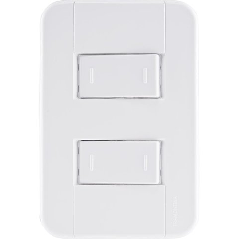 Conjunto 4x2 com 2 Interruptores Paralelos 10a 250v
