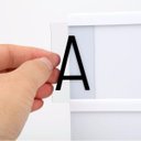 Ver imagem 4 de Luminária Led Light Box Letreiro Cinema A4 + 96 Caracteres