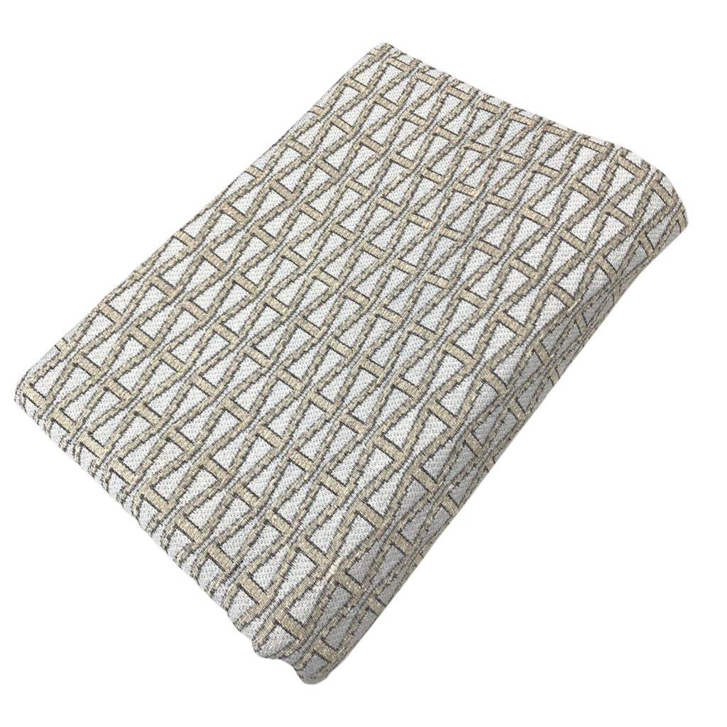 Xale Manta de Sofá Jacquard 1,40m x 1,60m Estampado Lyon