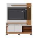 Ver imagem 4 de Estante Home Jurerê 1.5 para Sala de Tv até 65 Polegadas Off White Matte Freijó Colibri