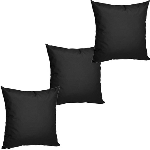 3 Almofadas Cheias para Sofá Decorativas, Impermeáveis e Antimofo Grande Trama