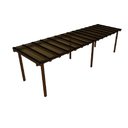 Ver imagem 5 de Cobertura Policarbonato Alveolar 7,00m x 2,00m - Bronze 4mm