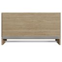 Ver imagem 5 de Armário Multiuso Aéreo Cabideiro Grécia L03 Castanho - Lyam