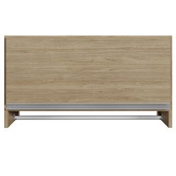 Armário Multiuso Aéreo Cabideiro Grécia L03 Castanho - Lyam - 5 Armário Multiuso Aéreo Cabideiro Grécia L03 Castanho - Lyam - 5