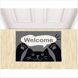 TAPETE CAPACHO GATO WELCOME. - 1