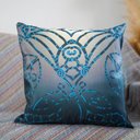 Ver imagem 6 de Kit com 4 Capas para Almofadas Decorativas Ornamentos Azuis