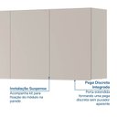 Ver imagem 6 de Ponte Planejada Casal 3 Portas com LED Samambaia CabeCasa MadeiraOriginals Off White