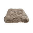 Ver imagem 1 de Manta Decorativa Rozac Tricot Chenille 1,30x1,50m:caqui