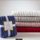 Ver imagem 3 de Manta Decorativa Rozac Tricot Chenille 1,30x1,50m:caqui