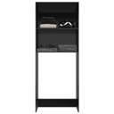 Ver imagem 3 de Armário Multiuso Lavanderia 3 Portas 2 Nichos Elite Preto