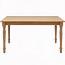 Ver imagem 2 de Mesa de Jantar 6 Lugares 160cm Madeira Maciça Pés Torneados Lazuli F06 Freijó - Lyam Decor