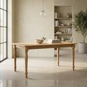 Ver imagem 3 de Mesa de Jantar 6 Lugares 160cm Madeira Maciça Pés Torneados Lazuli F06 Freijó - Lyam Decor