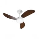 Ver imagem 1 de Ventilador de Teto Venti-Delta 130W 90cm 3 Pás Branco New Light 110V