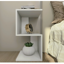 Ver imagem 1 de Mesa de Cabeceira "s" 30x30x65cm Branco