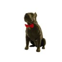 Ver imagem 1 de Pitbull Macho Orelha Cortada com Gravata Miniatura Decoração 3d:dourado