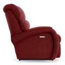 Ver imagem 7 de Poltrona do Papai Reclinável Kalie Elétrica Botão Led Massagem Fh9 Veludo Vermelho - Mpozenato