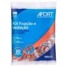 Kit com 5 Telhas Plan Pvc 3,30x0,88 6 Ondas com 5 Kit Fixação e Vedação afort  - 7