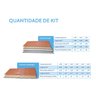 Kit com 5 Telhas Plan Pvc 3,30x0,88 6 Ondas com 5 Kit Fixação e Vedação afort  - 9