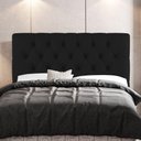 Ver imagem 7 de Cabeceira Cama Box Casal King Size Nice 195cm Sintético Preto - Abmaza